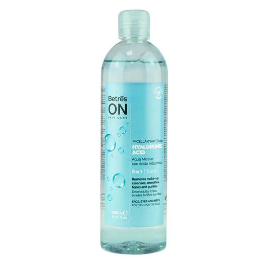 Água Micelar com Ácido Hialurónico Betres On, 380 ml