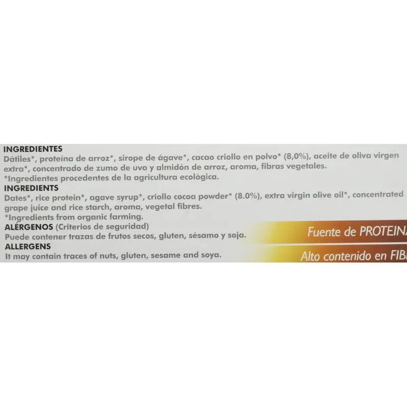 Barras de Proteína Bevegan - Energia Cacau 6pcs Bio Sg Vegan