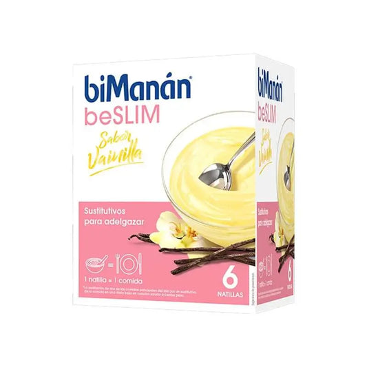 biManán Beslim Creme de Baunilha Sabor 6 saquetas