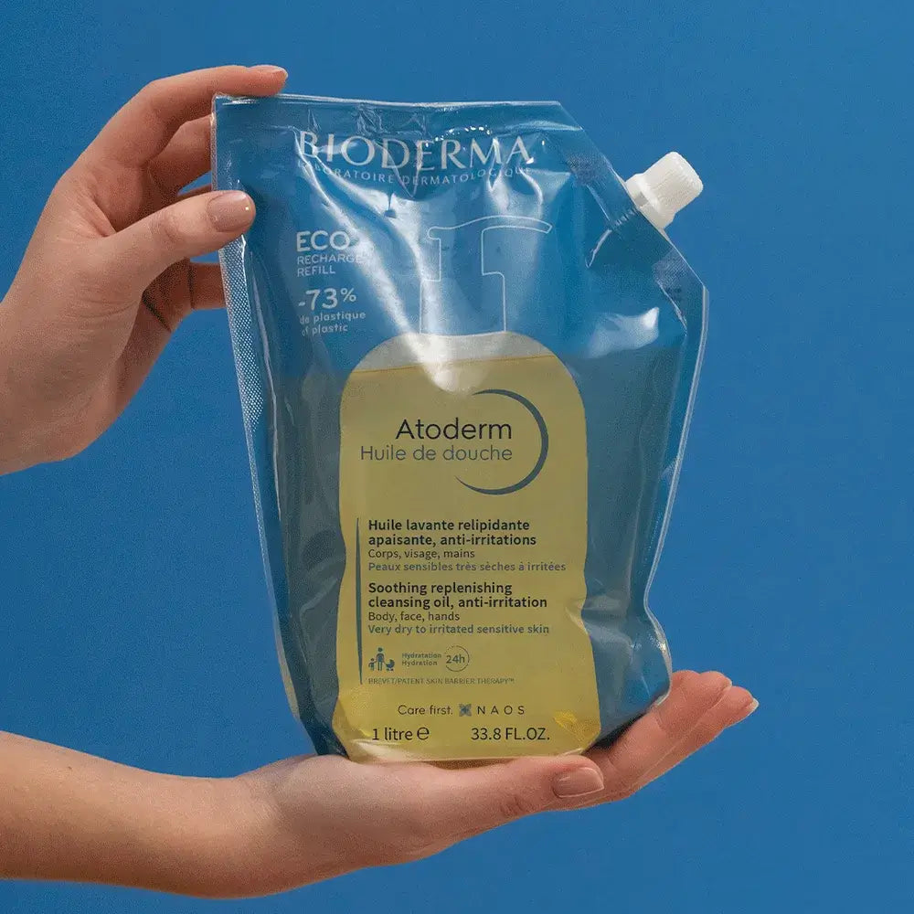 Bioderma Atoderm Eco-Refill Óleo de Duche, 1 L