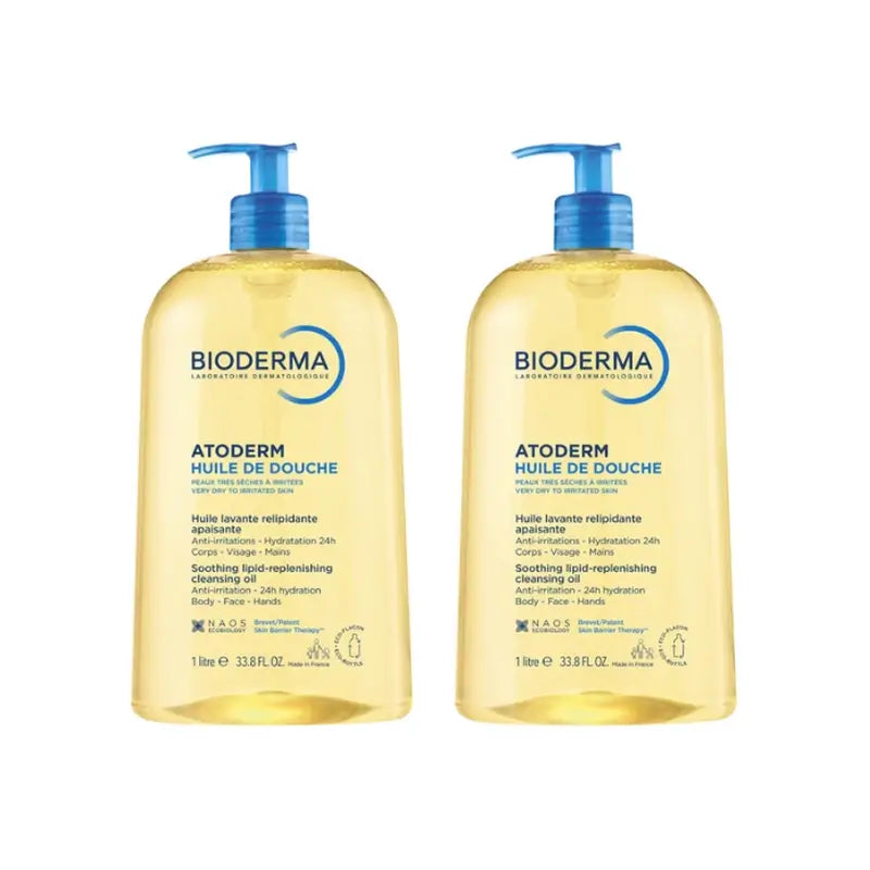BIODERMA Atoderm Óleo de Duche Pack 2 x 1 Litro