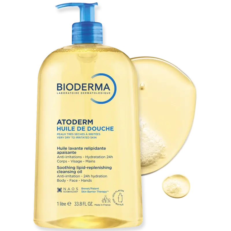 BIODERMA Atoderm Óleo de Duche Pack 2 x 1 Litro