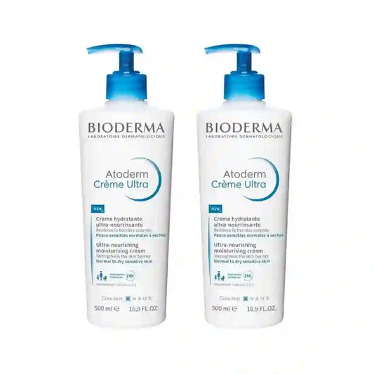 Bioderma Atoderm Creme Ultra Nutritivo, 2X500 Ml