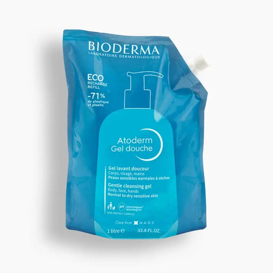 Gel de Duche Bioderma Atoderm Eco-Refill, 1L