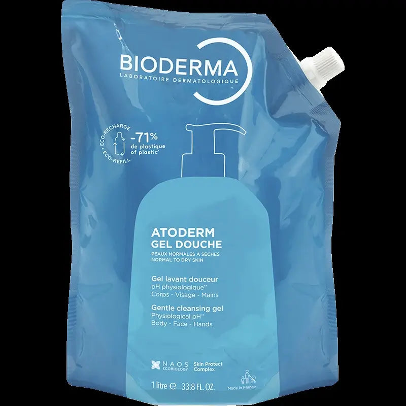 Gel de Duche Bioderma Atoderm Eco-Refill, 1L