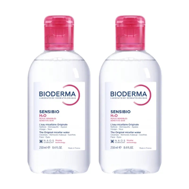 BIODERMA Sensibio H2O Água Micelar, 2x500 ml