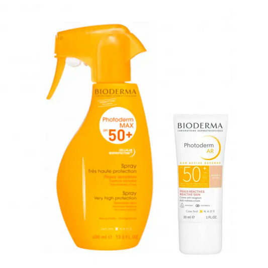 Bioderma Photoderm Max Spray Spf 50+ 400 Ml + Bioderma Photoderm Ar Spf50+ Vermelhidão 30 Ml
