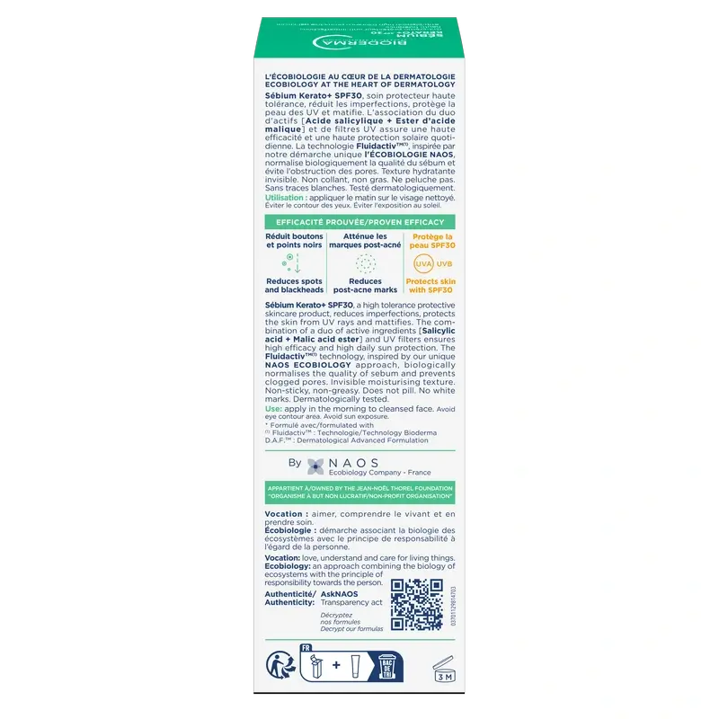 Bioderma Sébium Kerato+ Spf30, 30 ml
