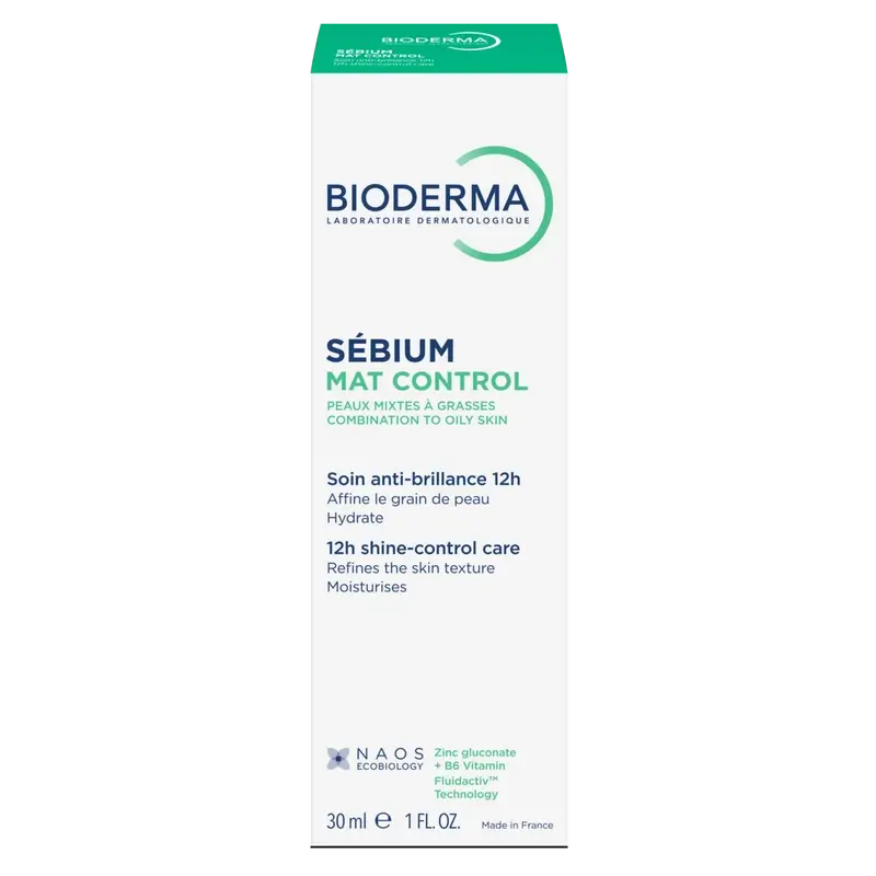 BIODERMA Sebium Mat Control Hidrata e Matifica, 30 ml