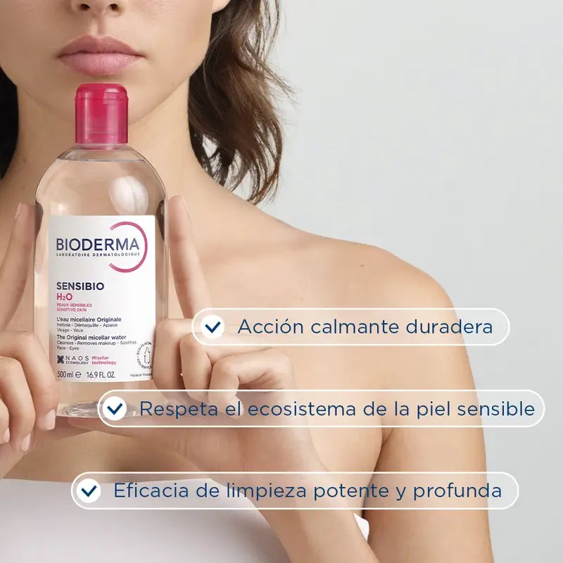 BIODERMA Sensibio H2O Água Micelar Desmaquilhante 250 ml