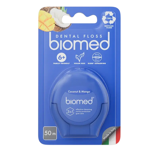 Biomed Dental Floss Coconut & Mango 50 M , 1 pcs.