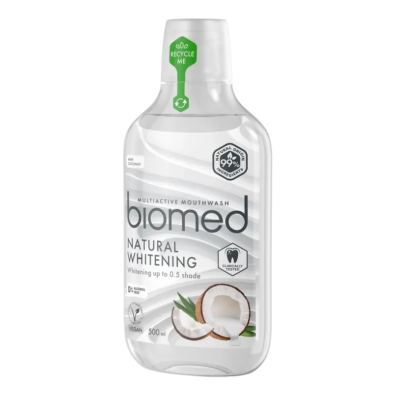 Biomed Natural Whitening Mouthwash , 500 ml