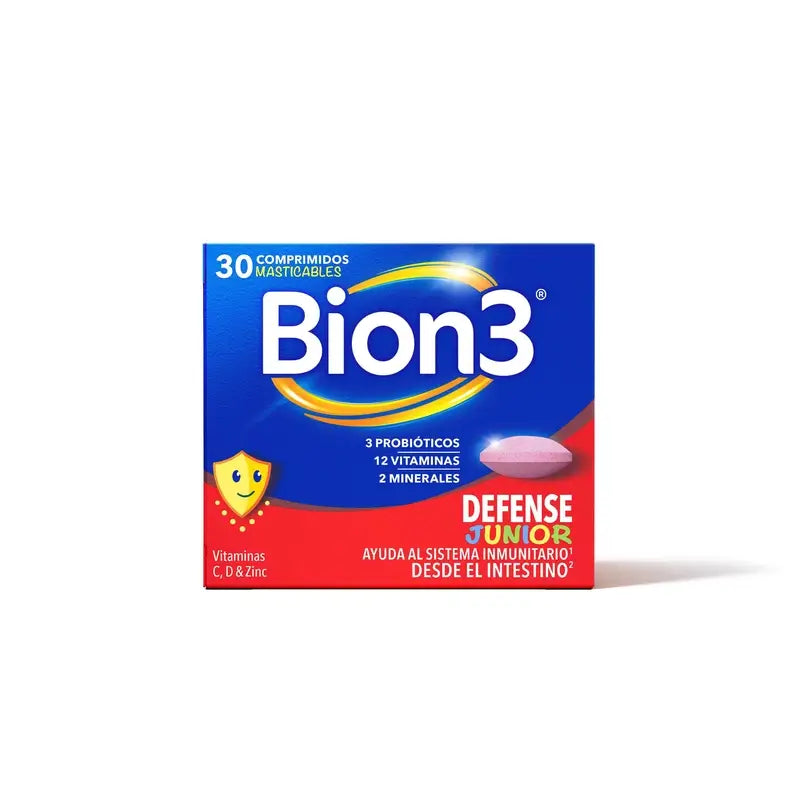Bion3 Defense Junior Multivitamin Chews, 30 comprimidos