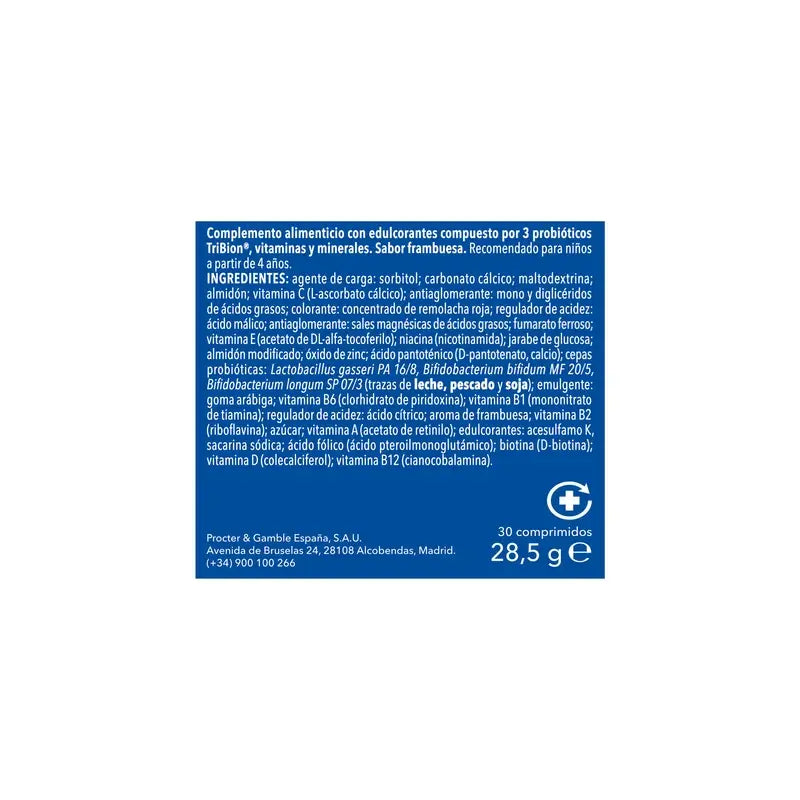 Bion3 Defense Junior Multivitamin Chews, 30 comprimidos