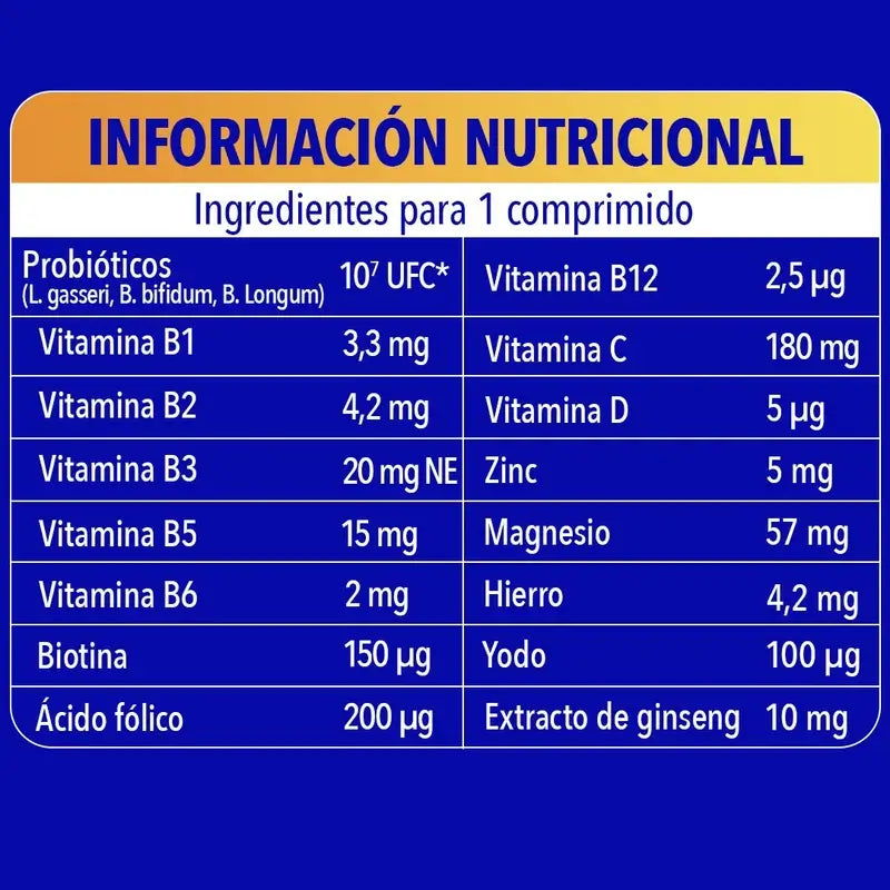 Bion3 Energy Multivitamins, 30 comprimidos
