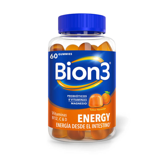 Bion3 Gummies Energy, Vitaminas com Probióticos, Vitamina B12, Vitamina C, Vitamina D e Magnésio