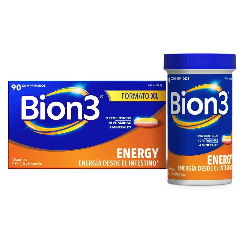 Bion3 Energy Multivitamins, 90 comprimidos