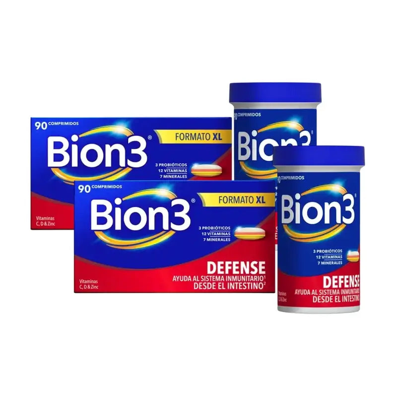 Bion3 Defense Multivitamin, 2X90 Comprimidos