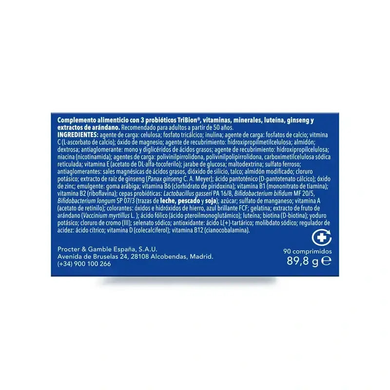 Bion3 Energy 50+ Multivitamin, 2X90 Comprimidos