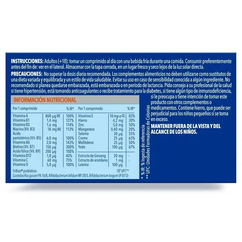 Bion3 Energy 50+ Multivitamin, 2X90 Comprimidos