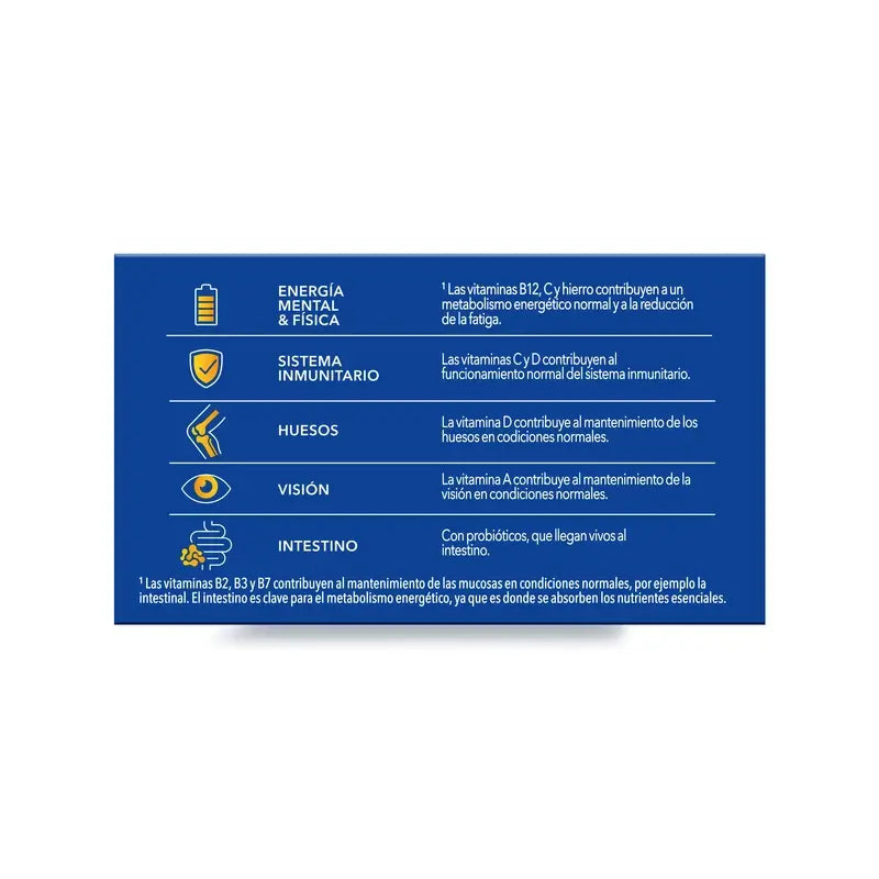 Bion3 Energy 50+ Multivitaminas, Embalagem 2 x 30 Comprimidos