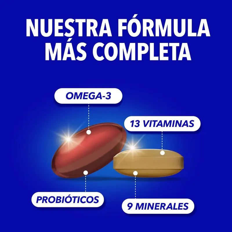 Bion3 Multi & Omega-3 com Probióticos, 60 cápsulas