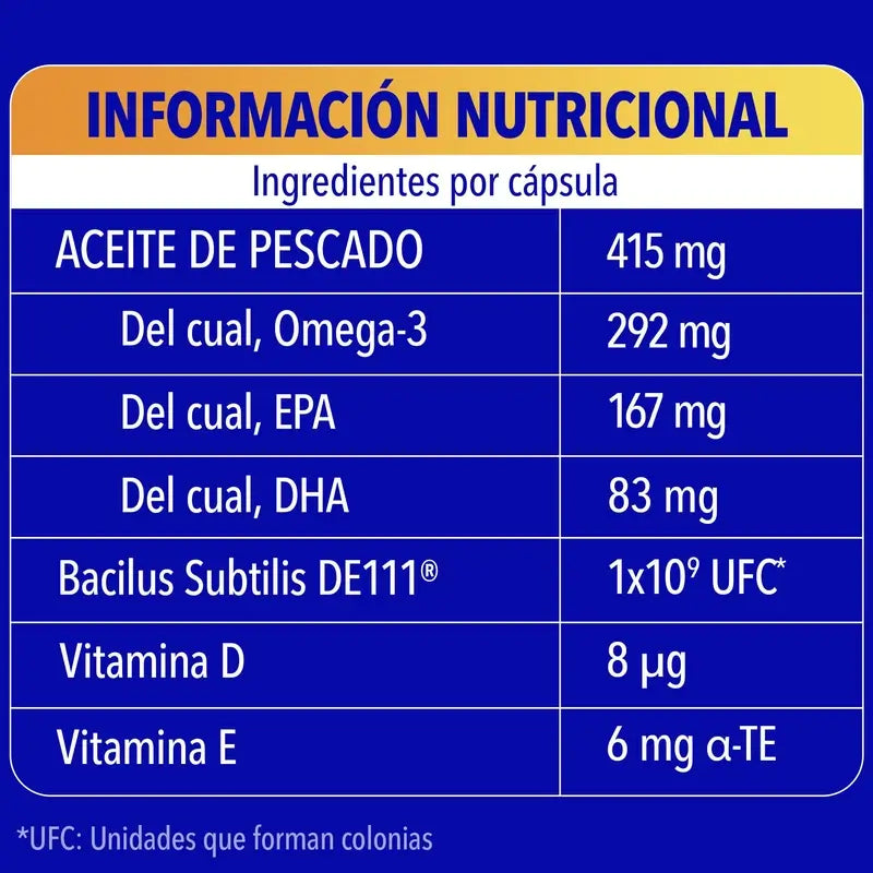 Bion3 Multi & Omega-3 com Probióticos, 60 cápsulas
