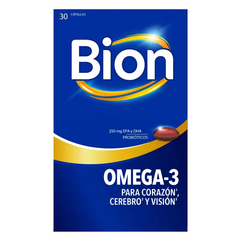 Bion3 Omega-3 com Probióticos, 30 cápsulas