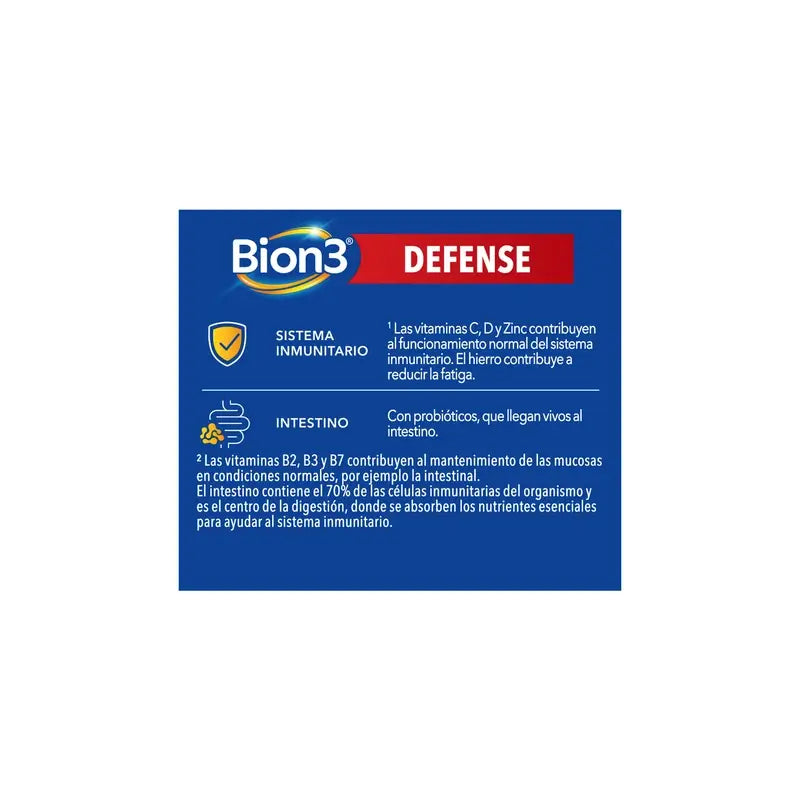 Bion3 Defense Multivitamin, 2x30 comprimidos