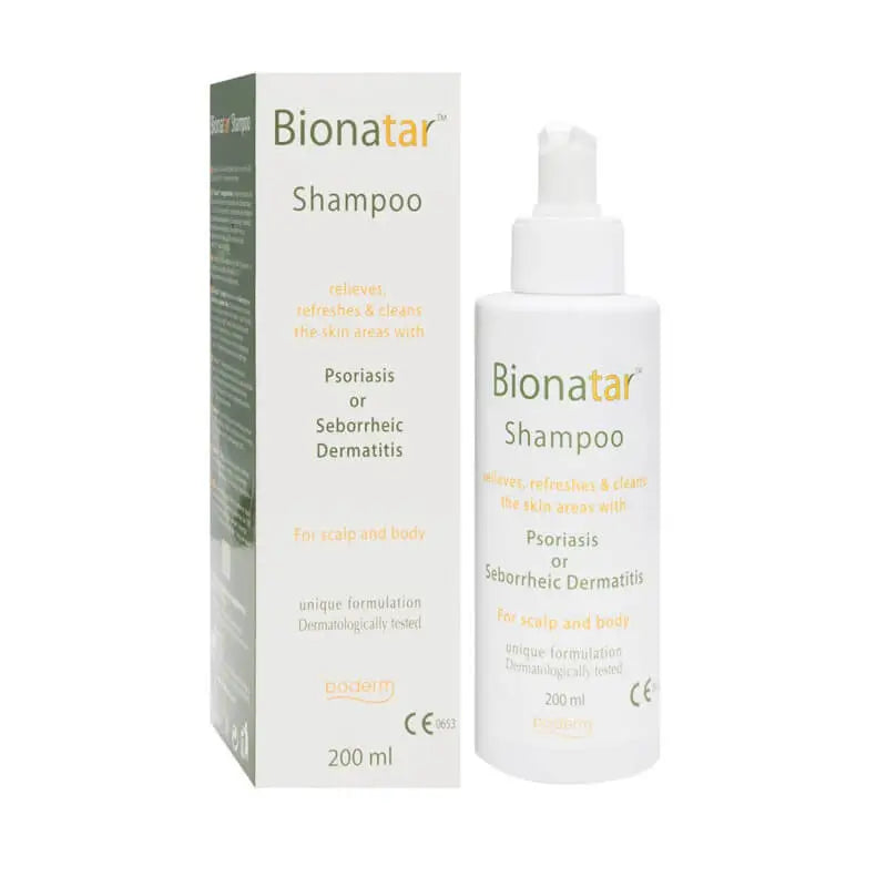 Shampoo Boderm Bionatar para psoríase e dermatite seborréica 200 ml