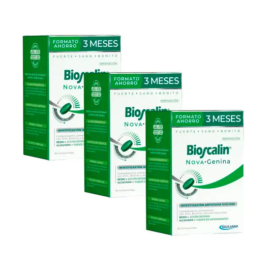 Bioscalin Novagenin Comprimidos, Embalagem 3 x 90 Comprimidos