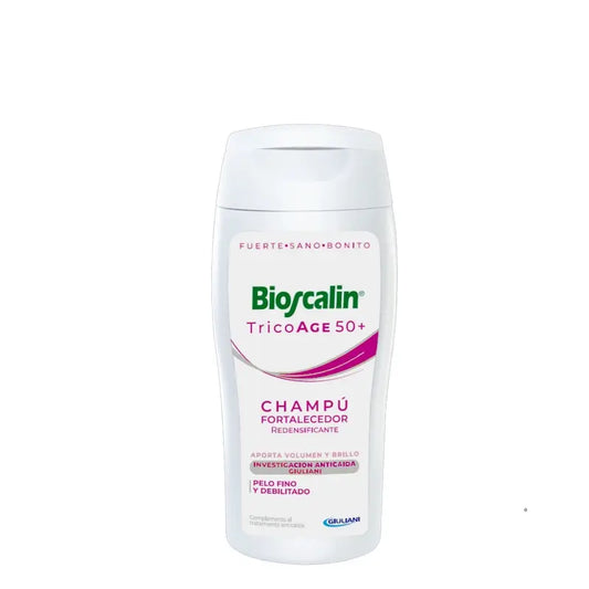 Bioscalin Tricoage50+ Champô Redensificante e Fortalecedor, 200 ml