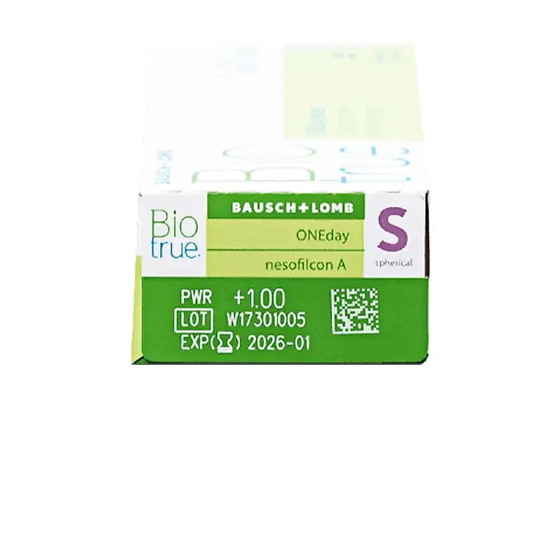 Biotrue One Day Daily Spherical Lenses , 30 unidades - -0.75, 8.6, 14.2