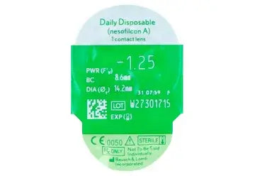Biotrue One Day Daily Spherical Lenses , 90 unidades - -10.00, 8.6, 14.2