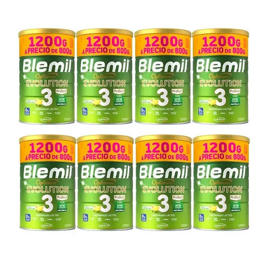 Blemil Optimum Evolution 3 Leite de Crescimento Preço Especial, 8X1200 g