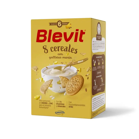 Blevit 8 Cereais Biscoito, 500gr