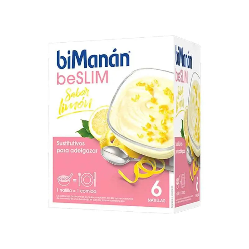 biManán Beslim Creme de Limão Sabor Limão 6 saquetas