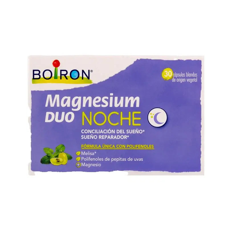 BOIRON Magnesium Duo Night, 30 cápsulas