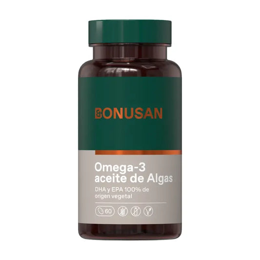 Bonusan Óleo de Algas Omega-3 , 60 pérolas