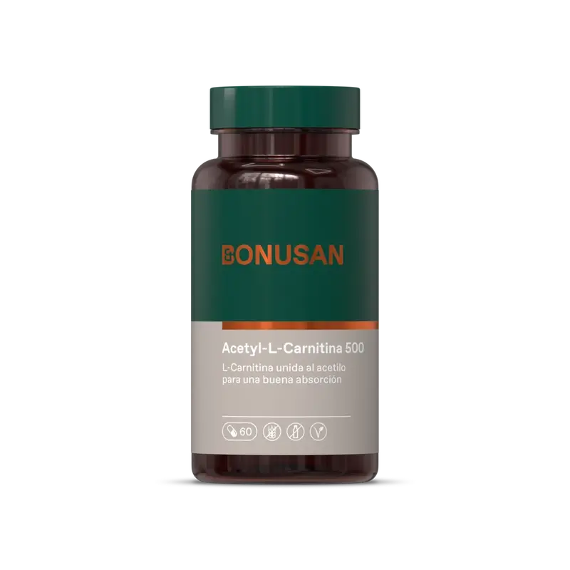 Bonusan Acetil-L-Carnitina 500 , 60 cápsulas