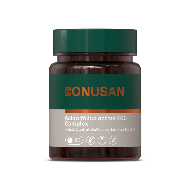 Bonusan Folic Acid Active 400 Complex , 90 comprimidos