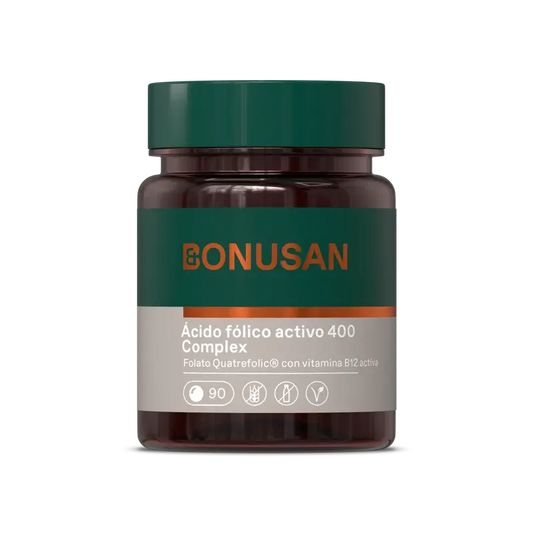 Bonusan Folic Acid Active 400 Complex , 90 comprimidos