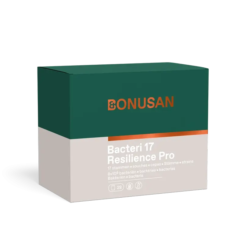 Bonusan Bacteri 17 Expert Resilience, embalagem de 2x28 envelopes
