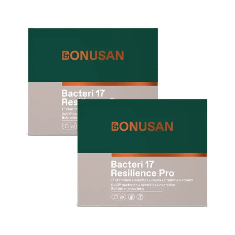 Bonusan Bacteri 17 Expert Resilience, embalagem de 2x28 envelopes