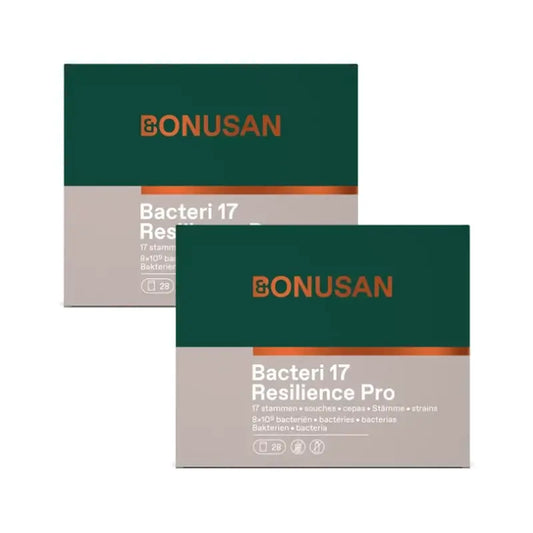 Bonusan Bacteri 17 Expert Resilience, embalagem de 2x28 envelopes