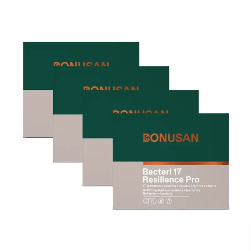 Bonusan Bacteri 17 Expert Resilience, embalagem 4x28 envelopes