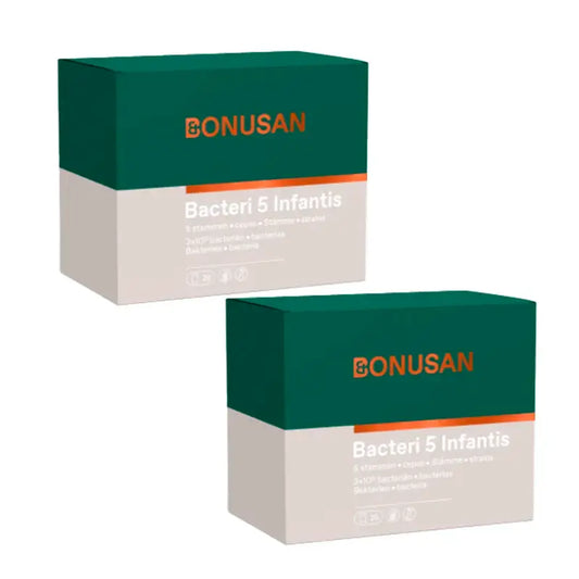 Bonusan Bacteri 5 Infantis , 2X28 Saquetas