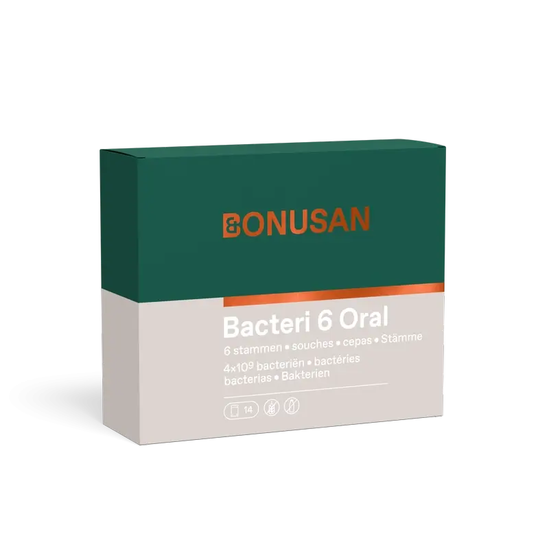 Bonusan Bacteri 6 Oral , 14 saquetas