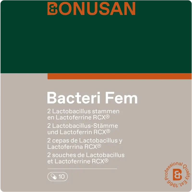 Bonusan Bacteri Fem, 10 cápsulas