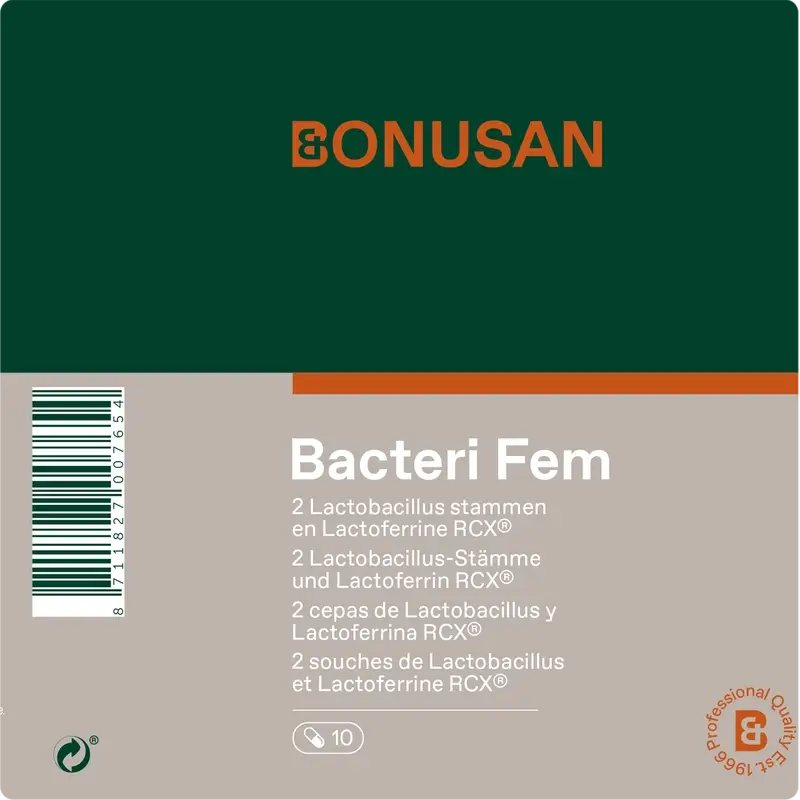 Bonusan Bacteri Fem, 10 cápsulas